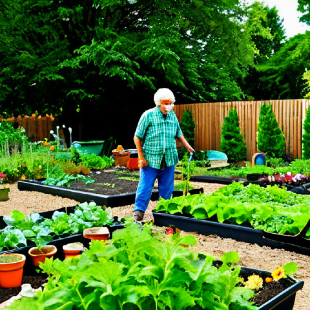 **
"A community garden scene, people of diverse ages and backgrounds working together, fully clothed in gardening attire, lush green plants and vegetables, safe for work, appropriate content, family-friendly, perfect anatomy, natural pose, professional photography, high quality, bright sunny day."
**